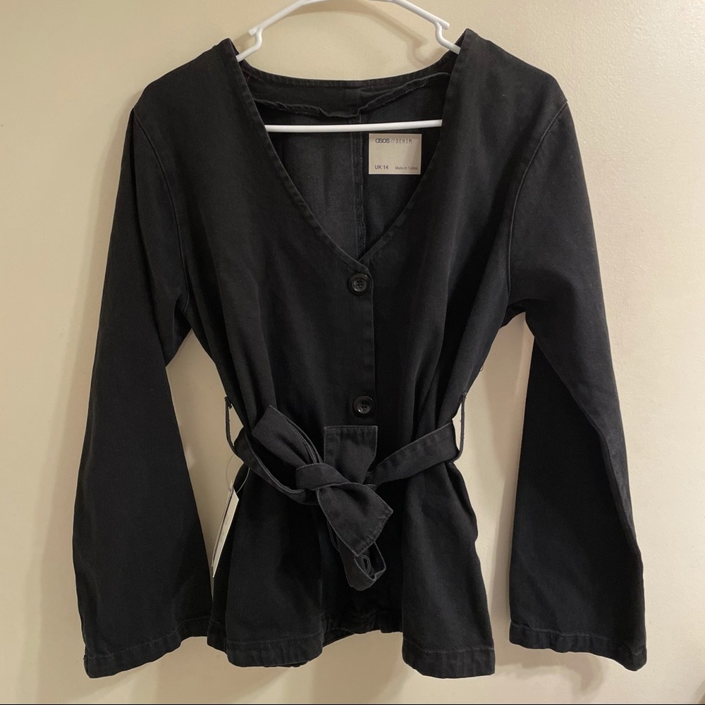 ASOS Belted Denim Top